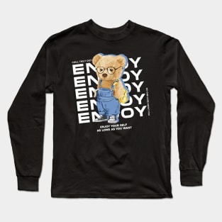 ENJOY - Streetwear Style Long Sleeve T-Shirt